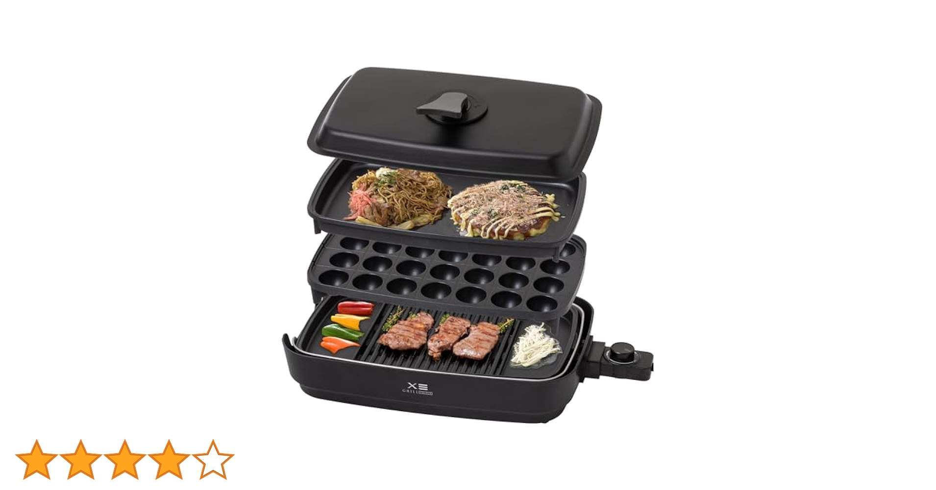 山善　焼肉グリル　ＸGRILL TRIPLE Amazon.co.jp: [山善] 煙の少ない 焼き肉グリル XGRILL TRIPLE
